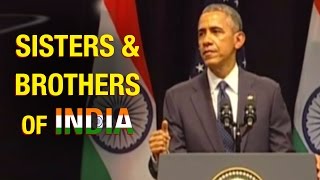 US President Obama recalls Swami Vivekananda speech: Sisters & Brothers of India