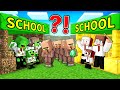 JJ and Mikey: POOR vs RICH School Family Battle in Minecraft - Maizen