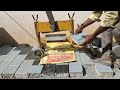 interlock cutting machine manual concrete cement cutting machine finishing cutting