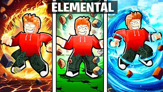 ROBLOX CHOP AND FROSTY MASTER THE ELEMENTS IN CARD BATTLE