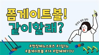 청장체와 함께하는 뉴스포츠 - 폼게이트볼