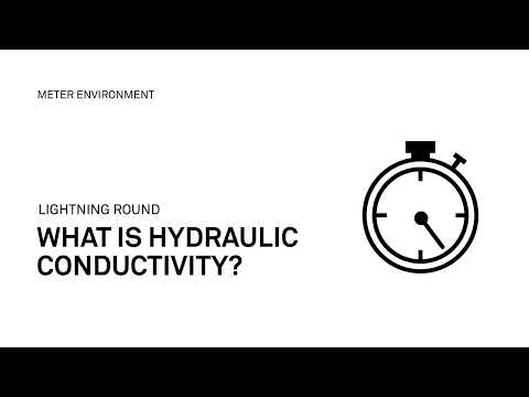 How do you calculate saturated hydraulic conductivity?
