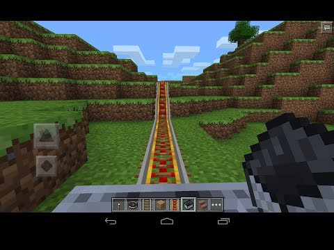 Minecraft Pocket Edition 0.8.1 Update: Minecart and Rail Tutorial & Demo Minecraft Pocket Edition 0.8.1 Update: Minecart and Rail Tutorial & Demo