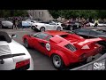 350 lambos tour of the lamborghini 50th anniversary grid