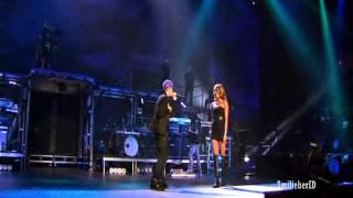 Justin Bieber feat. Miley Cyrus - OVERBOARD Live from MSG [from NSN Movie] [fanmade]