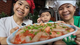 Duong cookie | Pound Cold Rice to Cooking Topokki with Sausage, Tomatoes, My Sisters Eat Deliciously