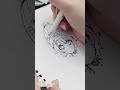 【ライブドローイング】イベント終わりにペンでニット帽の子一発書きしてみた 🎨🦜 shorts speedpaint illustration