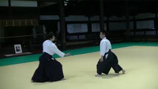 諸手取り自由技 2022年3月26日 合気道入江道場 Aikido Iriedojo Aikikai Kyoto