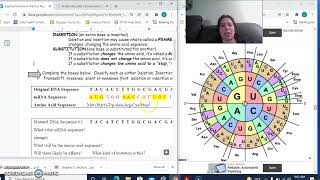 Mutations Worksheet Instructions