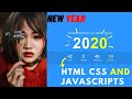 Countdown Timer using Html CSS & vanilla Javascript | New Year Countdown Clock