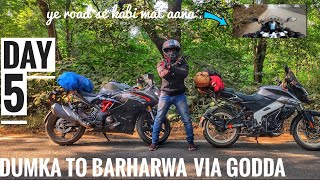 Dumka to Barharwa via Godda// Lalmatia road is horrible😰😰(Netarhat trip)@ADVENTUROUSSONU