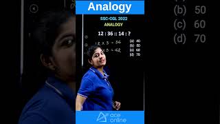#ssccgl2023 : Mastering #analogy in #reasoning by #aishwaria | #aceonline #aceengineeringacademy