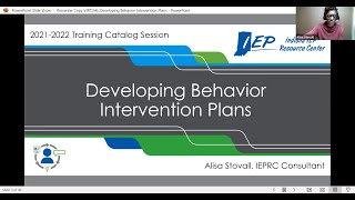 Developing Behavior Intervention Plans