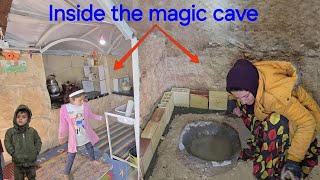 Dream house in a magical cave: A nomadic lady's lovely project underground