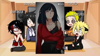 Sasuke,Naruto,boruto and sarada react to sakura and Hinata +random||tkyoπSenJuuu||