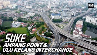 SUKE Highway Ampang Point & Ulu Kelang Interchange | SUKE Phase 1 Ampang Open September 2022 (4k)