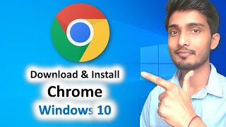 How to download & install chrome in Windows 10 | Hindi