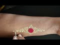 forehead bridal kolka video chandon colour kolka❤❤ bengali kolka design ❤