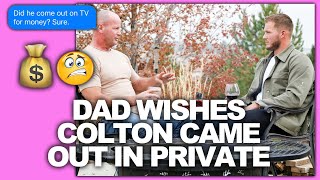 Colton Underwood's Dad Accidentally Throws Colton Under The Bus After 'Coming Out Colton' Launches