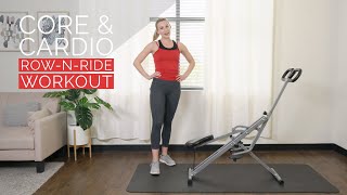 10 Min Core & Cardio Row-N-Ride Workout