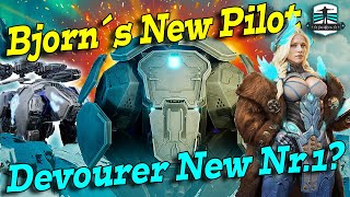 Devourer New Nr.1 ? 🔥New Titan Bjorn With Pilot Sigrid Solmer - War Robots Best Setup