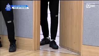 [프로듀스X101/토니, 김민규] 민규 놀래키려다 본인이 놀라는 토니