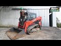 replacing tracks on a kubota svl75