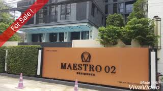 Maestro 02 Residence Soi Ruamrudee Condo มาเอสโตร 02 ซอสร่วมฤดี คอนโดใกล้ BTS เพลินจิต ใกล้ถนนวิทยุ