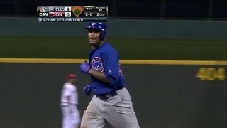 CHC@CIN: Jackson jacks his first home run of the year