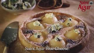 Pear, Almond and Saint Agur Tart by Raymond Blanc