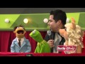 The Muppets with Radio Disney's Ernie D. on the 