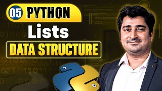 Lists - Data Structures | Lecture 5 | Python Full Course Beginners