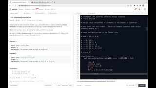 Leetcode 1695. Maximum Erasure Value - two-pointer sliding window method