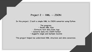 XML to JSON Converter | Python File Automation (Project 2)
