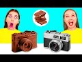 Real Food vs Chocolate Food Challenge | Funny Moments by BaRaDa Best