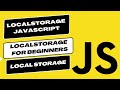 JavaScript localStorage Explained: Storing Data Locally in Web Development
