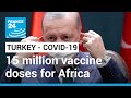 Turkey pledges 15 million Covid-19 vaccine doses for Africa in bid to strengthen ties • FRANCE 24