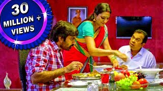 ब्रह्मानंदम की बीवी रवि तेजा को खिला रही है अच्छा खाना और अपने पति को भूखा मार रही है