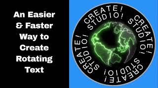An Easier and Faster Way to Add Rotating Text to your videos