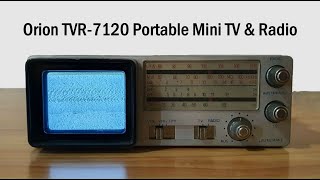 Orion TVR-7120 Portable Mini TV \u0026 Radio