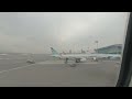 full flight video korean air ke1241 a330 300 seoul gmp to jeju cju 4k