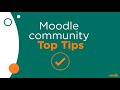 Feedback activities | Moodle Community Top Tips