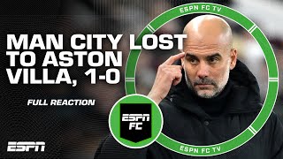FULL REACTION to Manchester City falling to Aston Villa 👀 'One heck of a EPL title race!' | ESPN FC