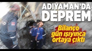 Adıyamanda meydaana gelen deprem anı 24/04/2018