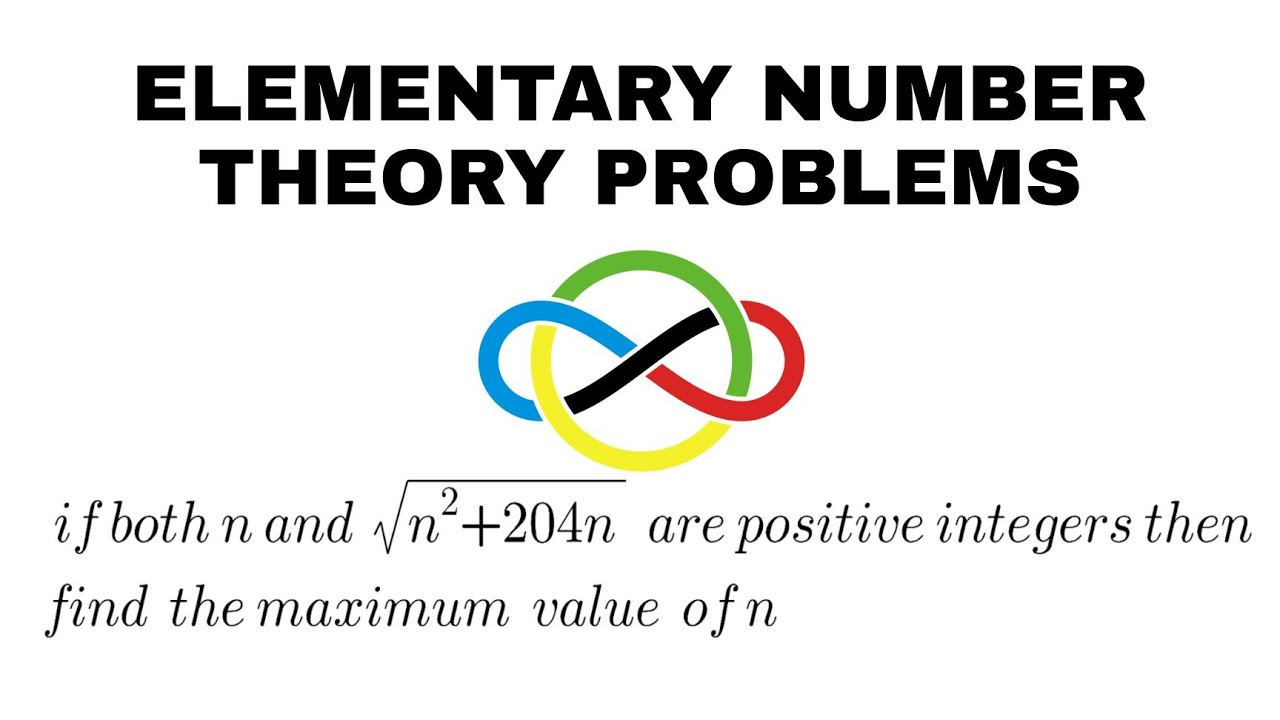 An Elementary Number Theory Problem To Practice - YouTube