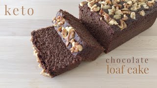 Keto Chocolate Loaf Cake