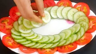 Beautiful And Easy Salad Decorations Ideas for Guests- Neelam ki recipes
