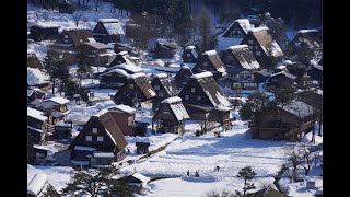 山と自然と故郷の写真動画 　20250105　雪景色を見に白川郷へ