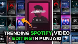 Trending Spotify Video Editing For iPhone | Diwali Special | Punjabi Editing | Technical Sandhu