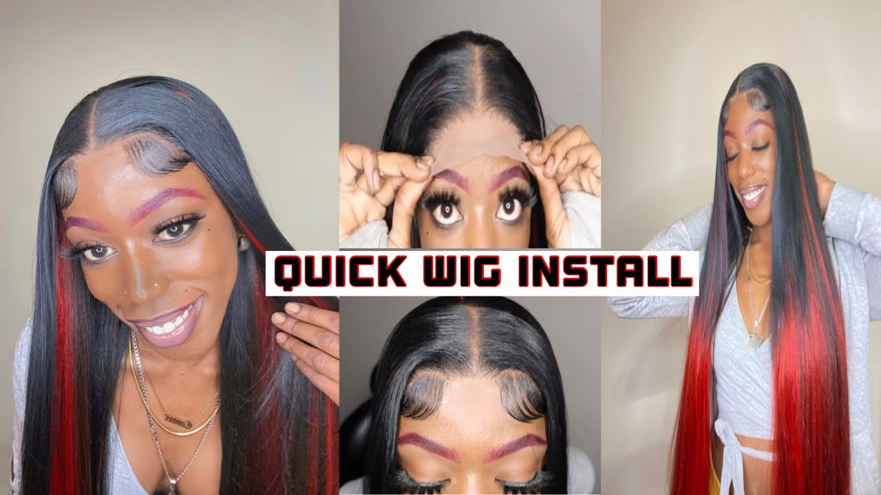 How To Make Install A Synthetic Quick Wig Ft Organique Hair